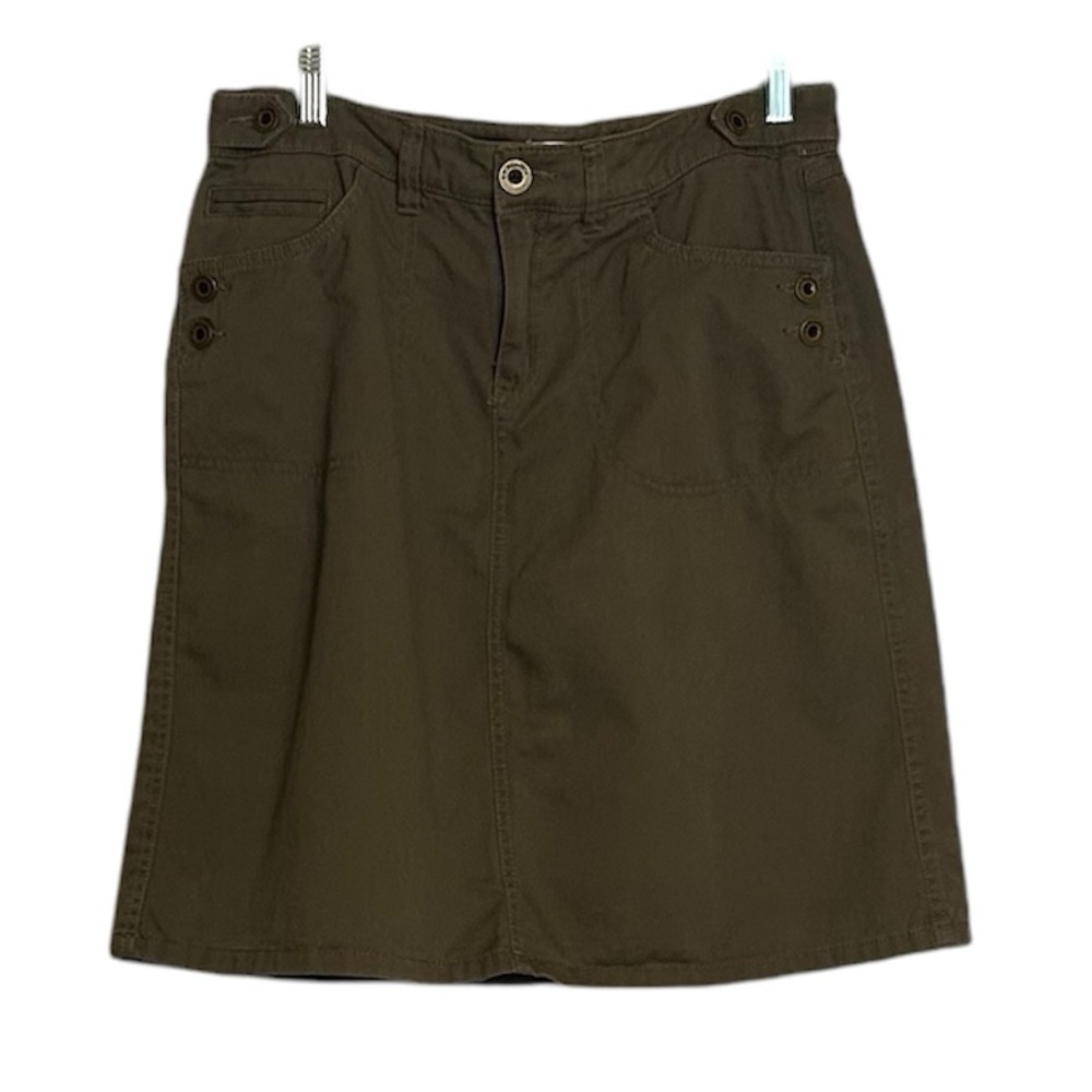 GH Bass Mini Skirt, Hunter Green, Size 8